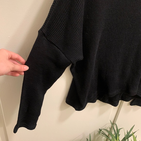 CAPE JUBY black knit sweater - Picture 2 of 5